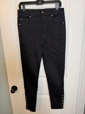 Frame Snap Stretch High Waist Skinny Jean